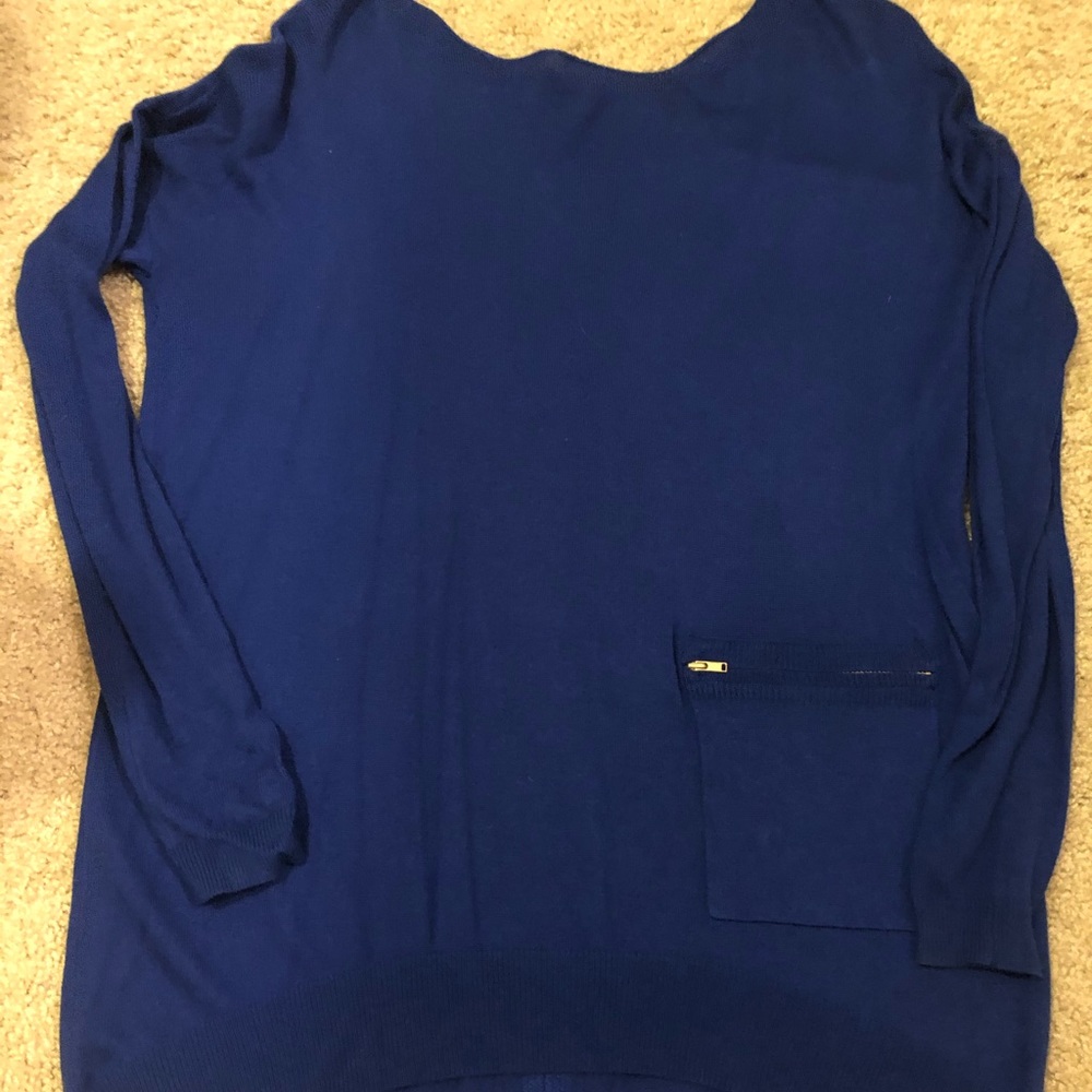 Women’s blue sweater